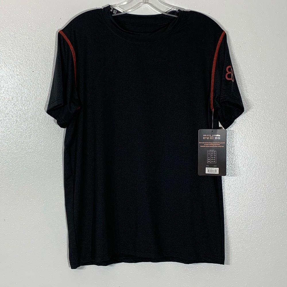 Black Bear Black & Red Active Cool Dry T-shirt - M